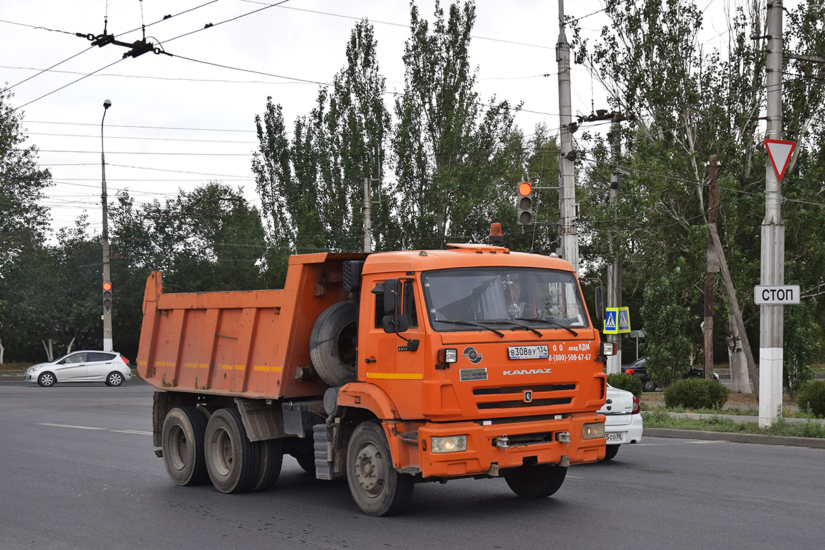 Волгоградская область, № В 308 ВУ 134 — КамАЗ-65115-L4(19)