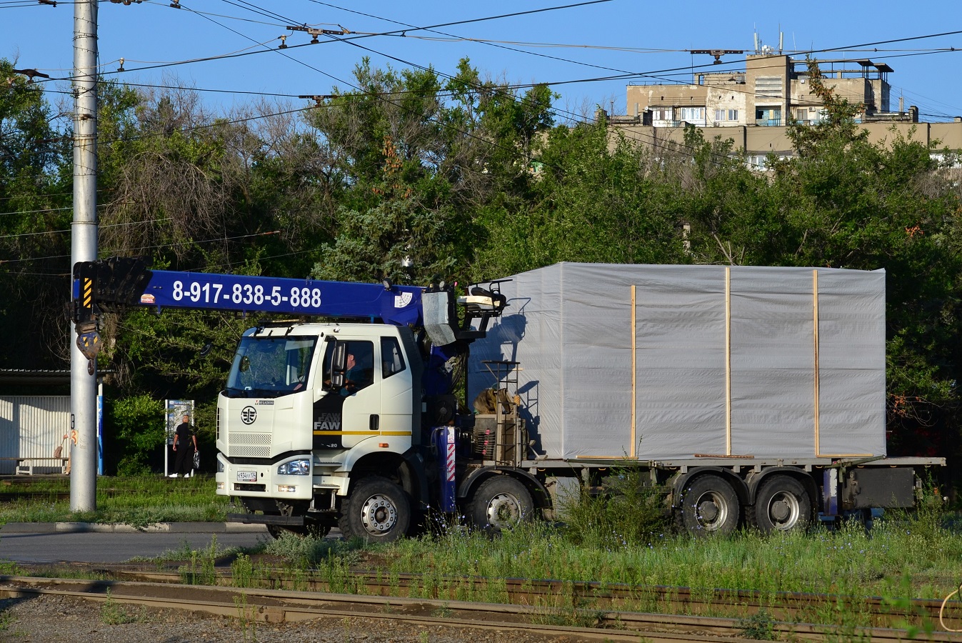 Волгоградская область, № К 934 УУ 134 — FAW J6 CA3310