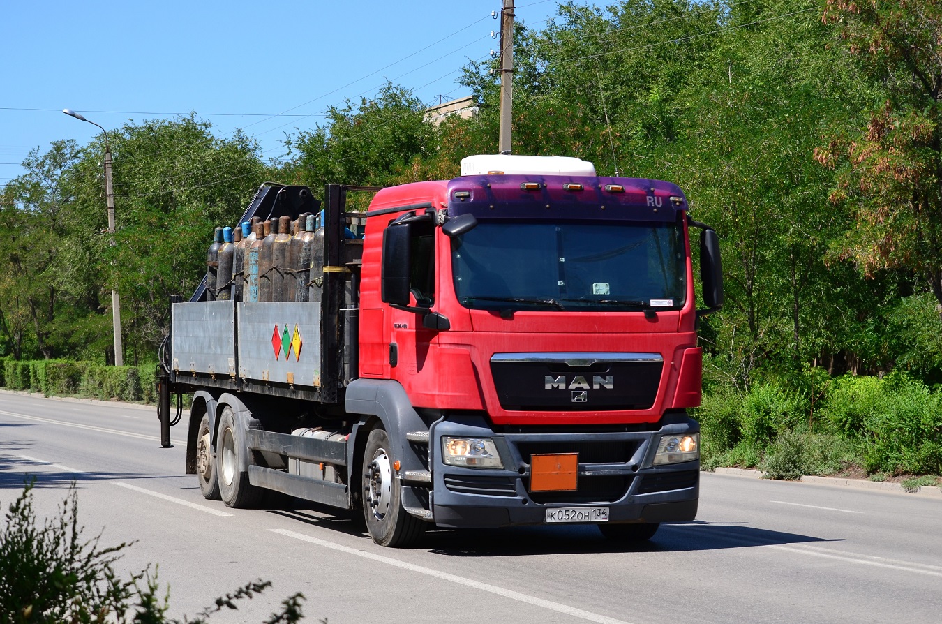 Волгоградская область, № К 052 ОН 134 — MAN TGS 26.400