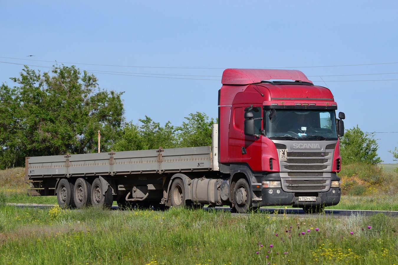 Московская область, № Х 152 РК 190 — Scania ('2009) R420