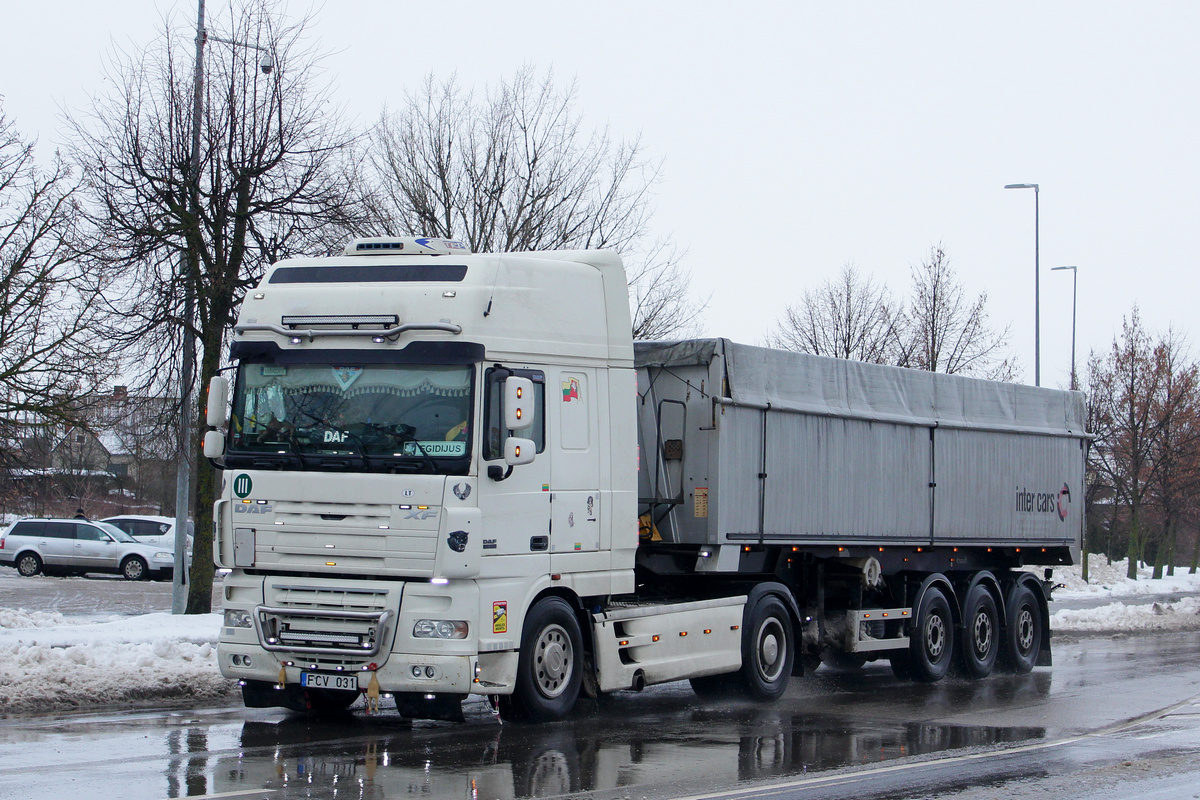 Литва, № FCV 031 — DAF XF105 FT