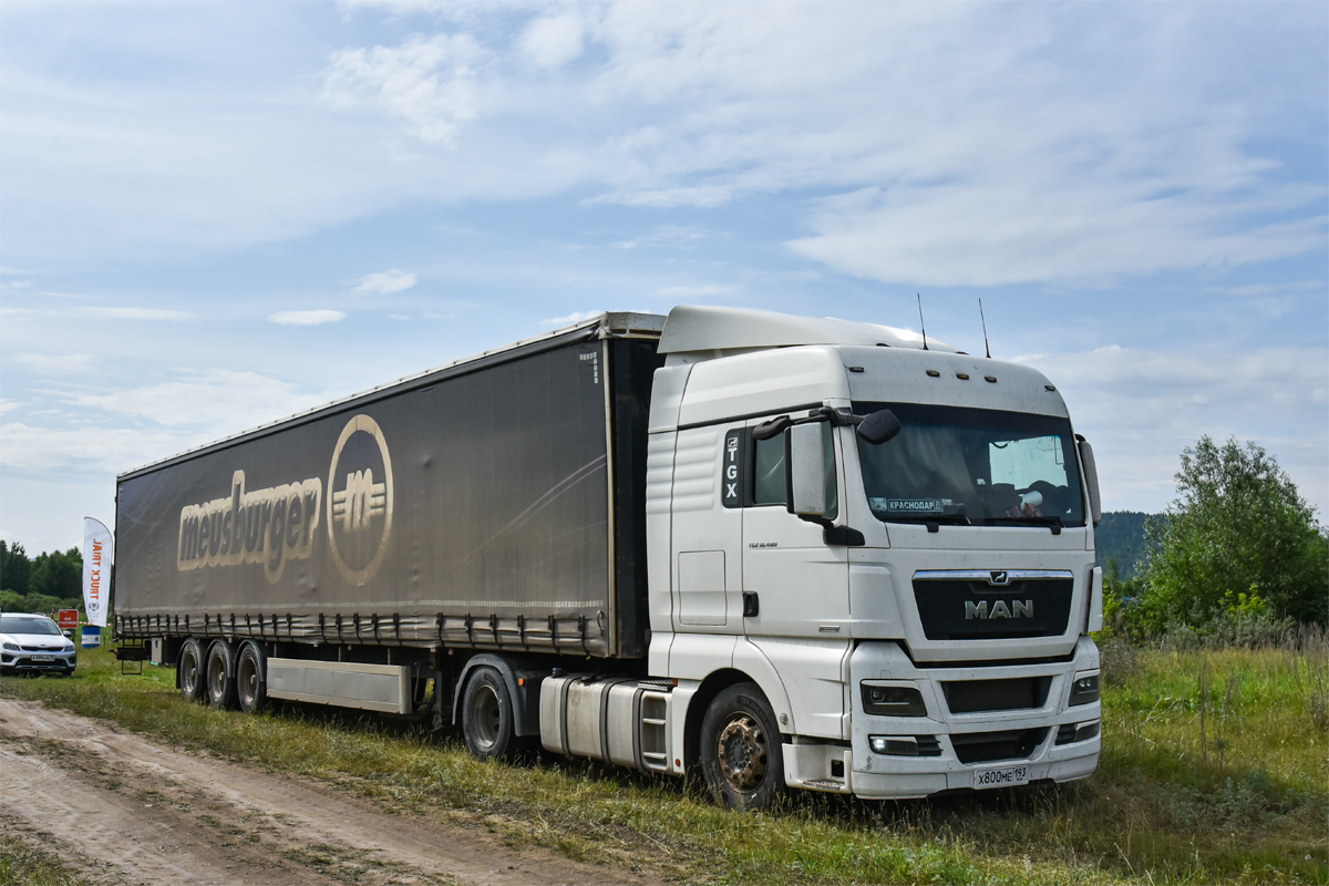 Краснодарский край, № Х 800 МЕ 193 — MAN TGX ('2007) 18.440; Челябинская область — Грузовой триал и баха "Уральский рубеж 2025"