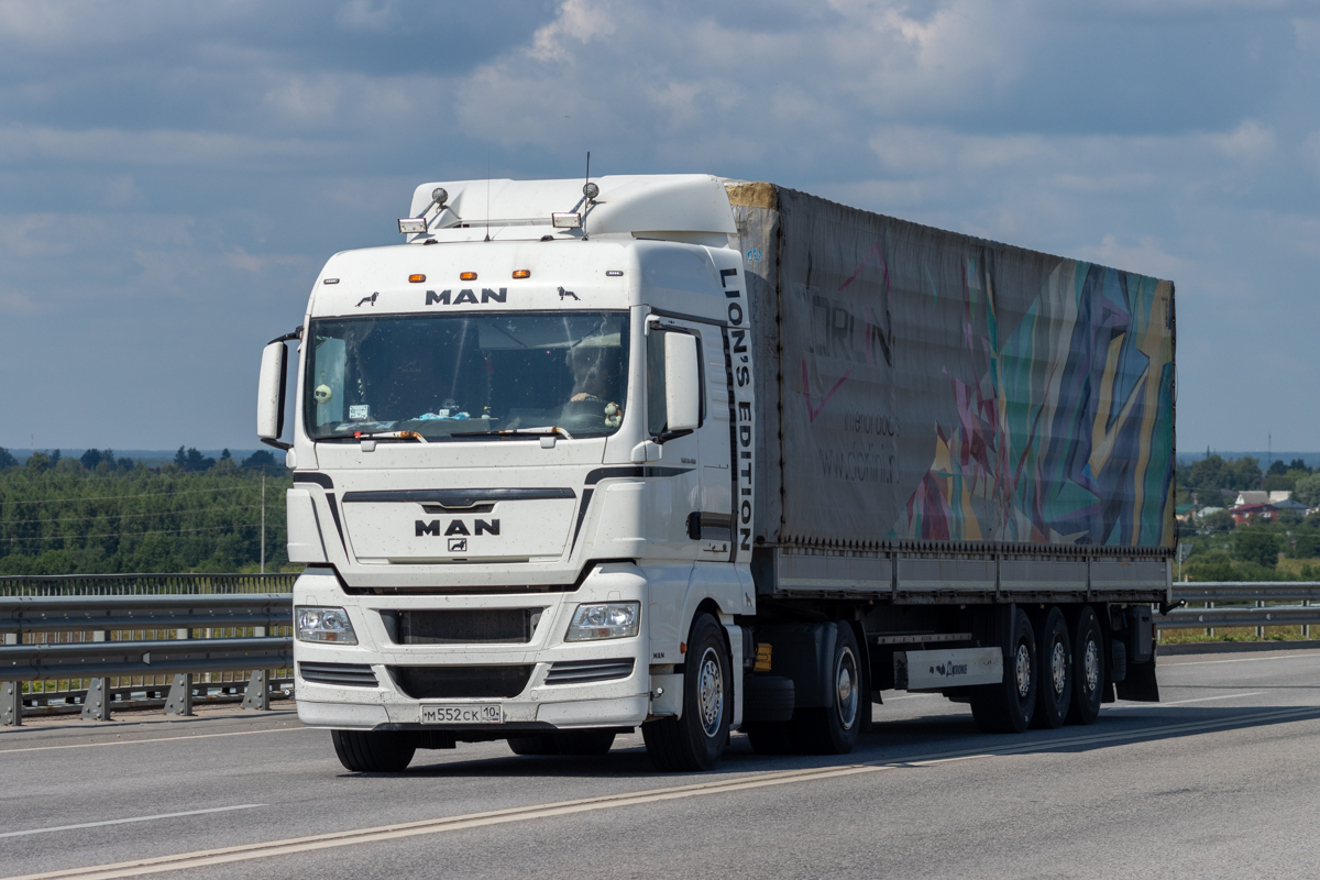 Карелия, № М 552 СК 10 — MAN TGX ('2007) 18.400