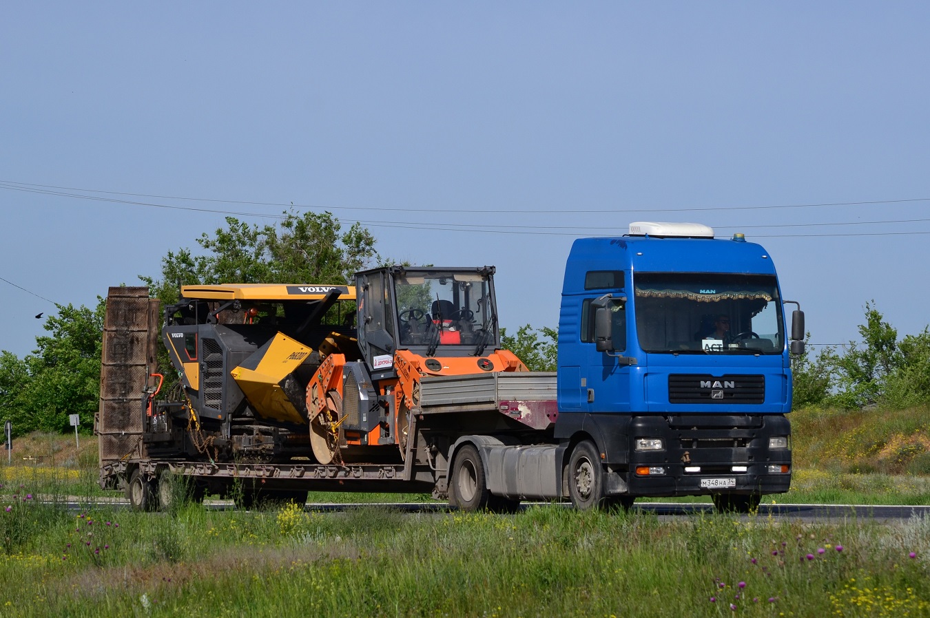 Волгоградская область, № М 348 НА 34 — MAN TGA 18.460