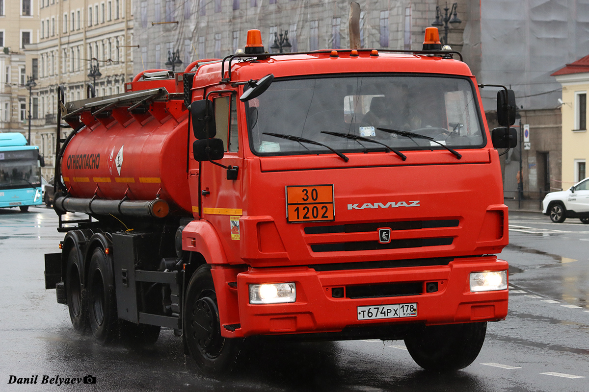 Санкт-Петербург, № Т 674 РХ 178 — КамАЗ-65115-A4(23)
