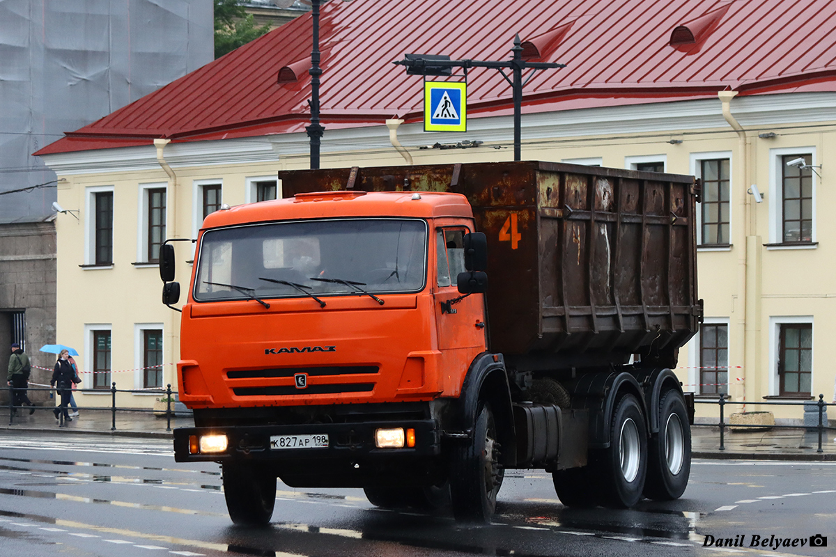 Санкт-Петербург, № К 827 АР 198 — КамАЗ-53215-15 [53215R]
