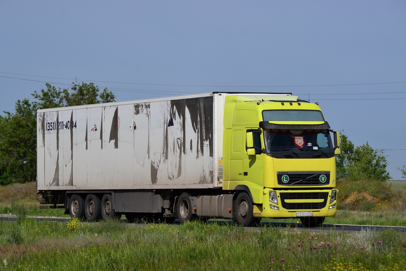 Пензенская область, № Р 592 ТА 58 — Volvo ('2008) FH.480