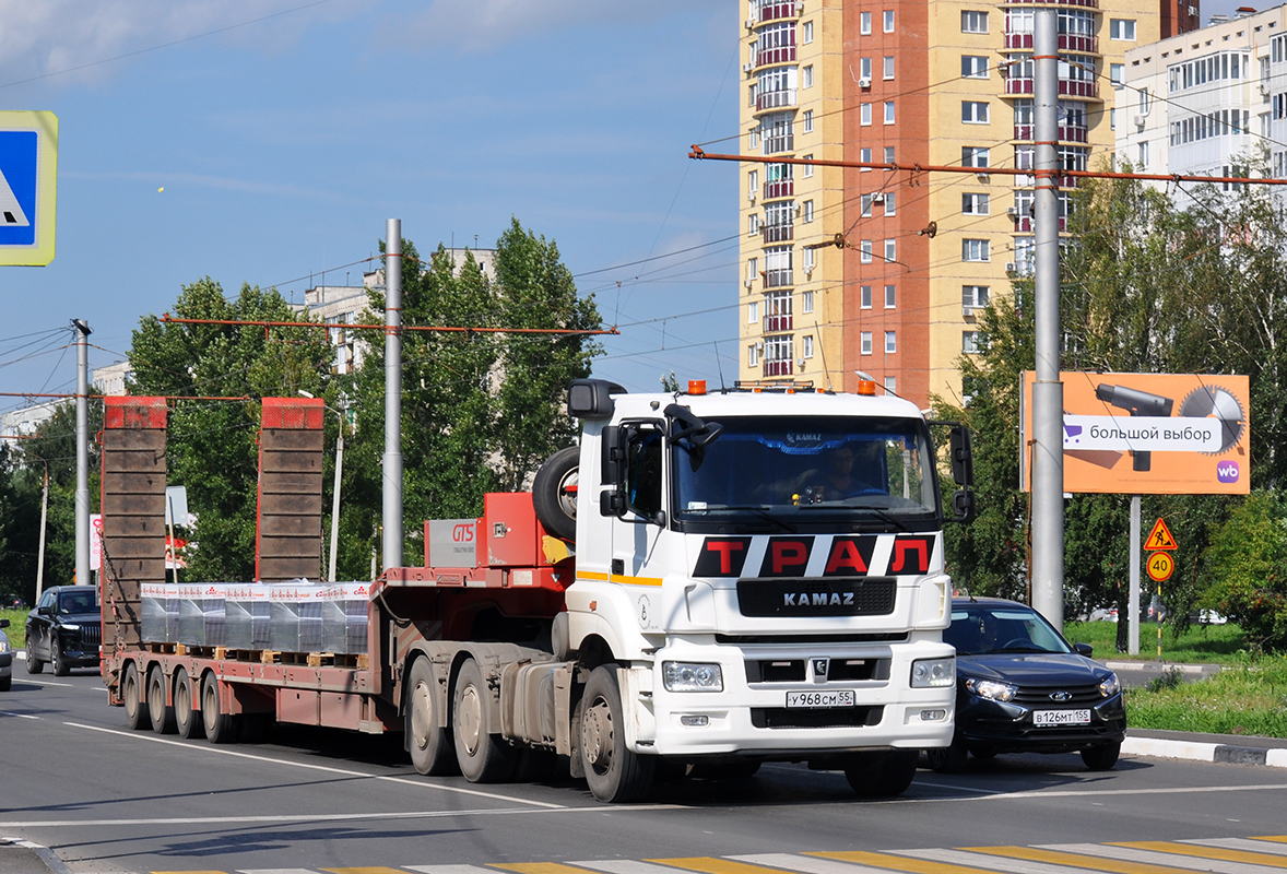 Омская область, № У 968 СМ 55 — КамАЗ-65206-T5(68)