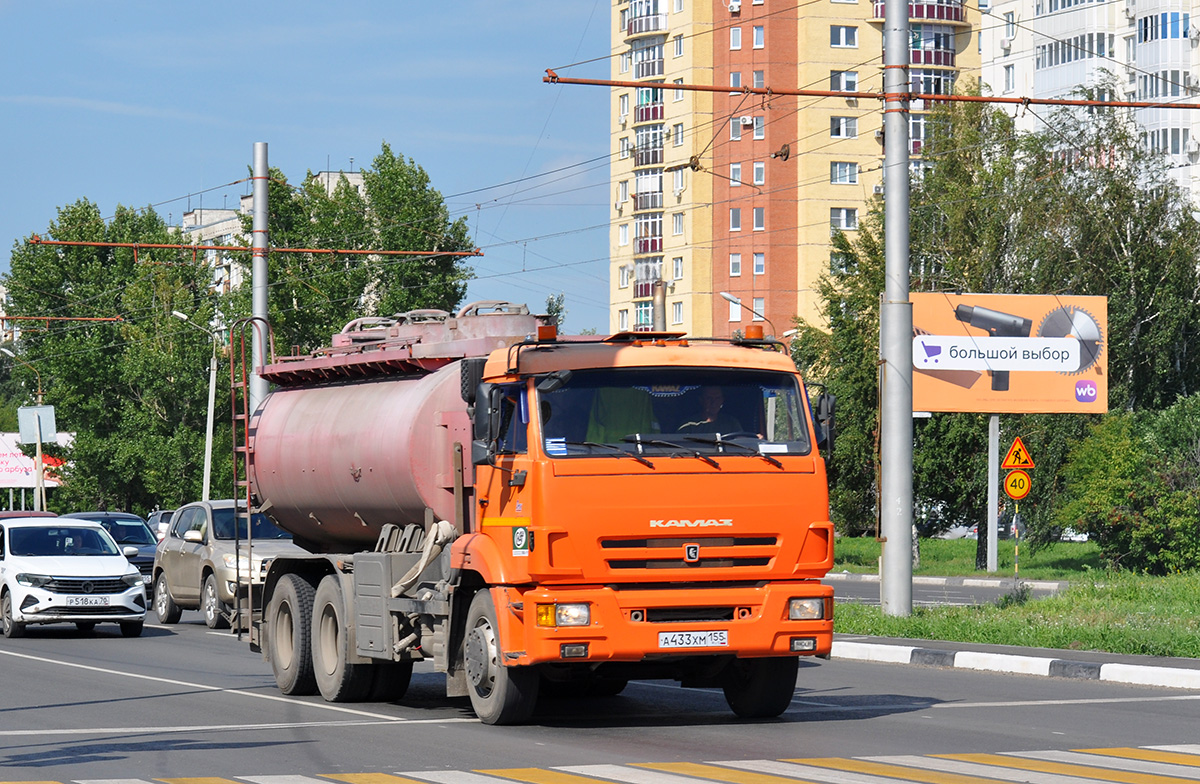 Омская область, № А 433 ХМ 155 — КамАЗ-65115-A4(23)