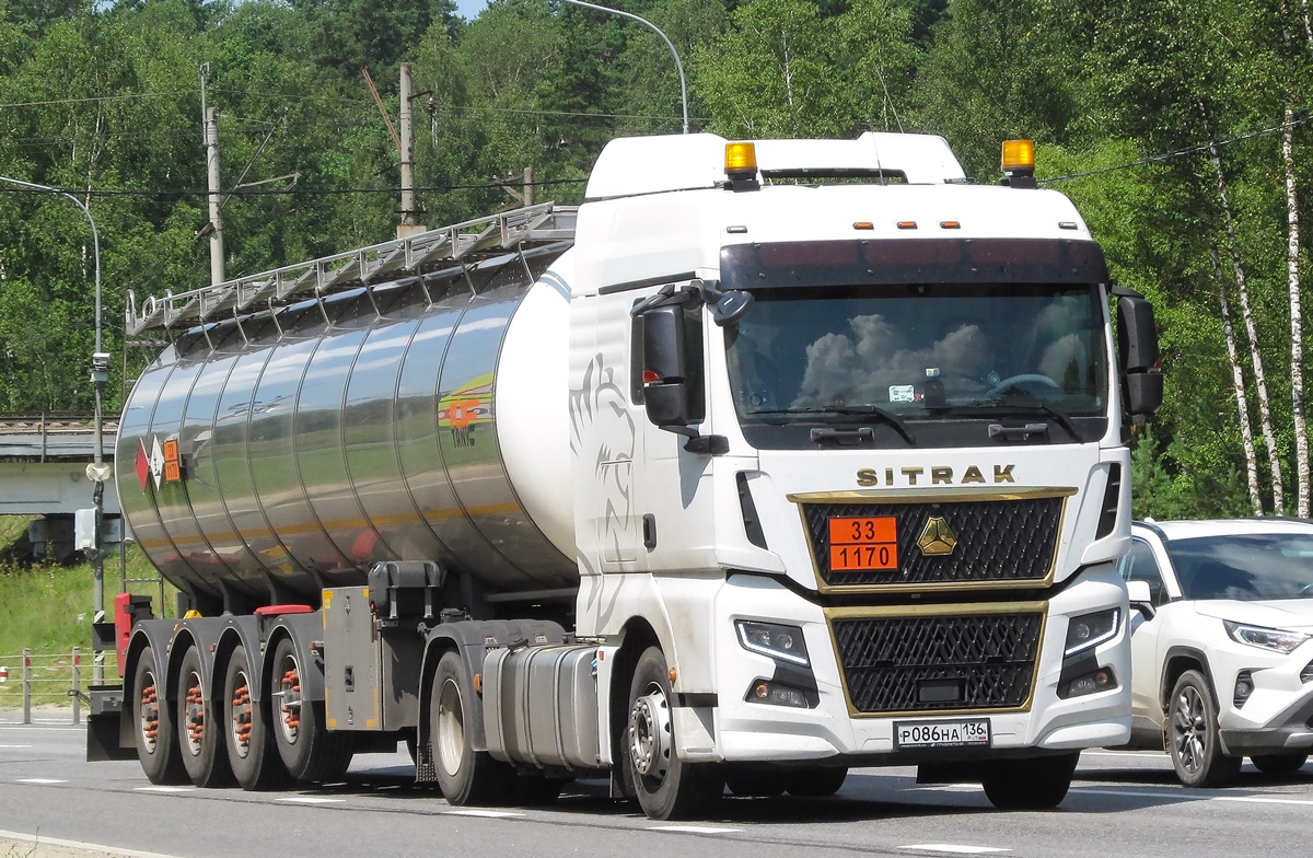 Воронежская область, № Р 086 НА 136 — Sitrak C7H ZZ4186 MAX