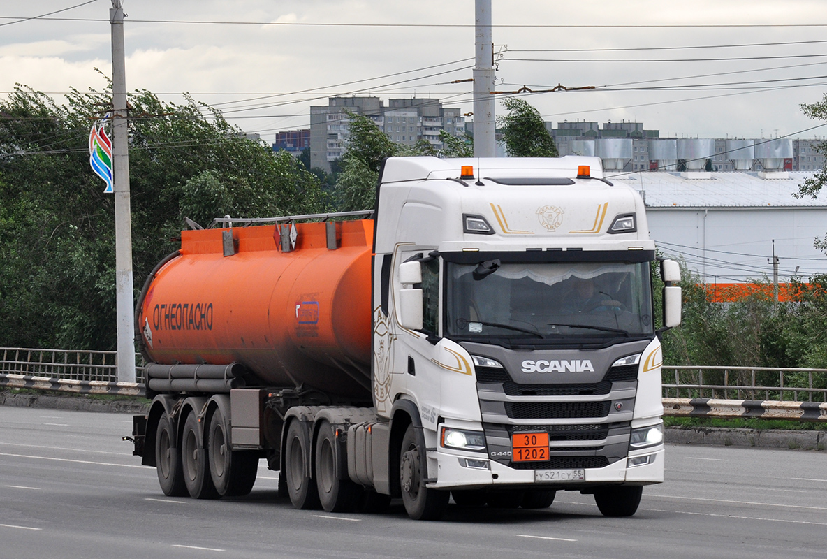 Омская область, № У 521 СУ 55 — Scania ('2016) G440