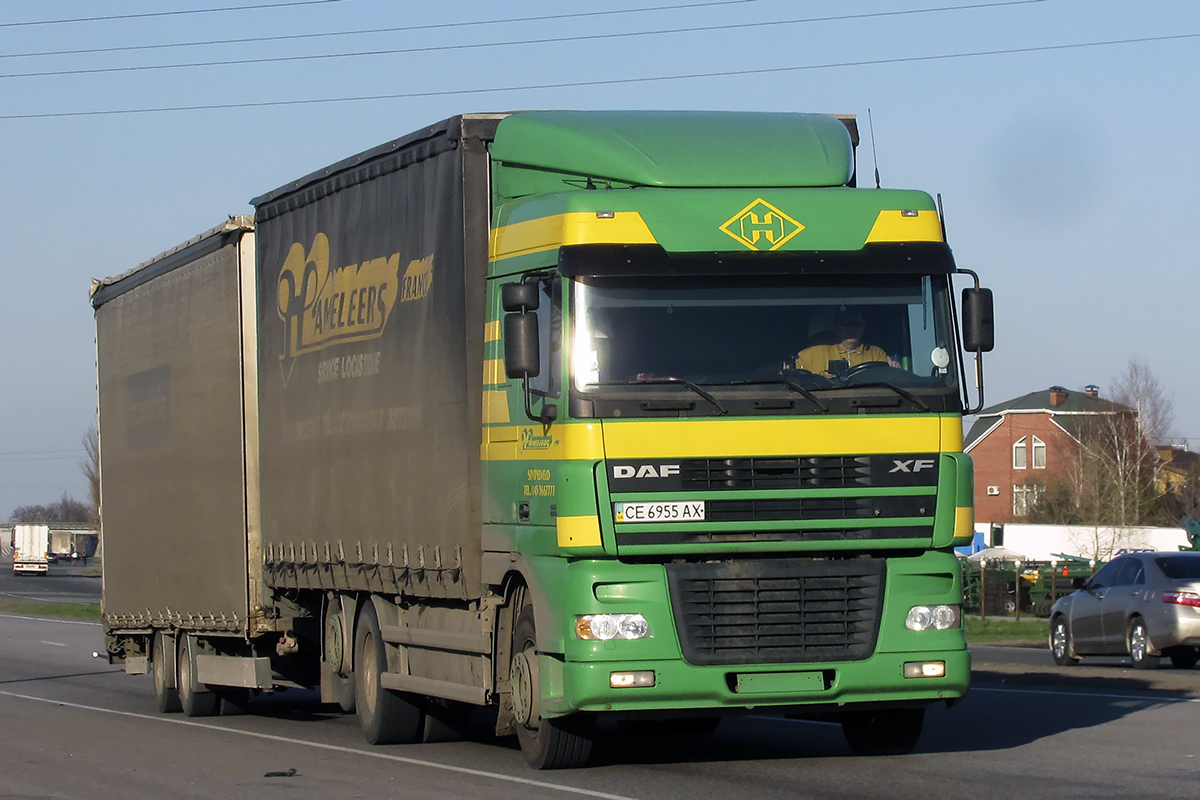Черновицкая область, № СЕ 6955 АХ — DAF XF95 (общая модель)