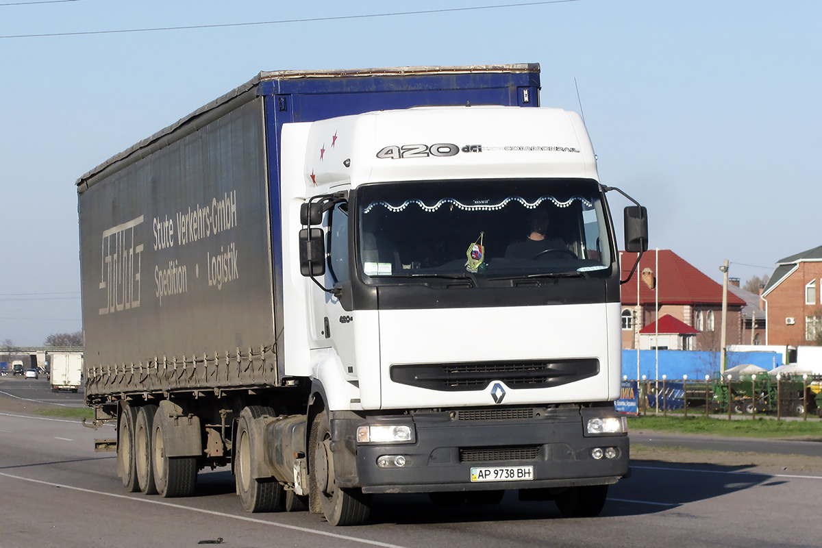 Запорожская область, № АР 9738 ВН — Renault Premium ('1996)