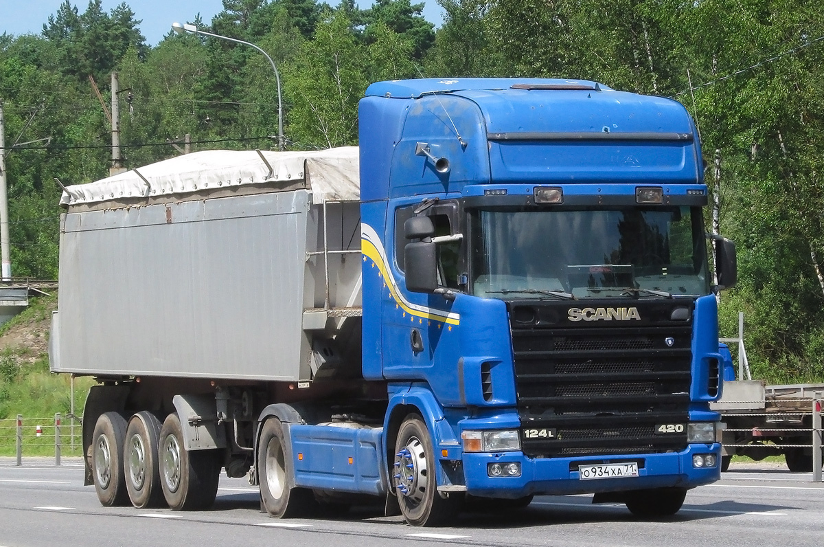 Тульская область, № О 934 ХА 71 — Scania ('1996) R124L
