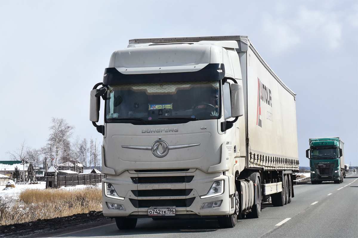 Свердловская область, № О 742 ТК 196 — Dongfeng GX DFH4180