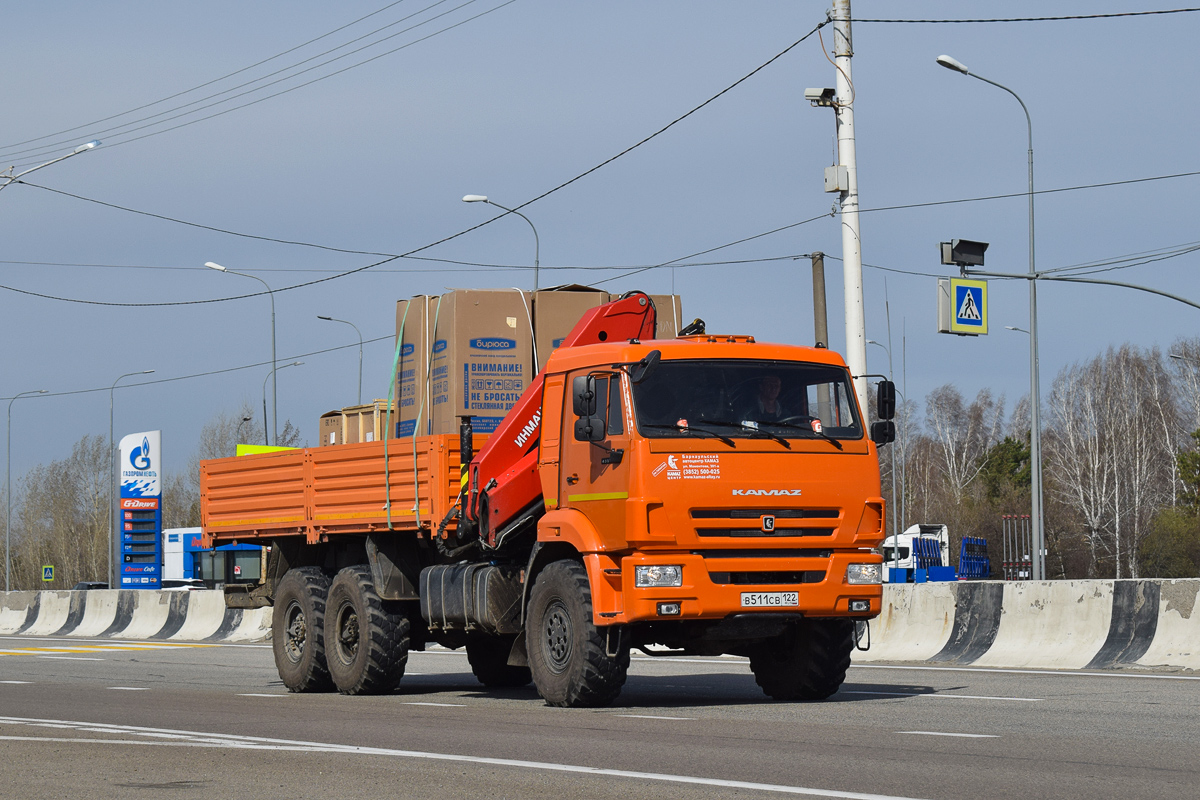 Алтайский край, № В 511 СВ 122 — КамАЗ-43118-50