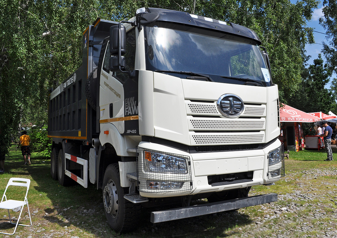 Омская область, № (55) Б/Н 0047 — FAW J6 CA3250; Омская область — Автомобили без номеров; Омская область — Новые автомобили; Омская область — АгроОмск-2025