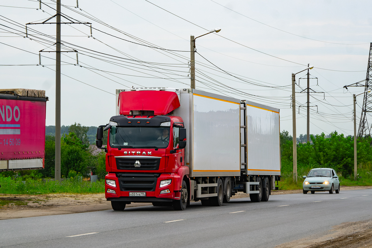 Пензенская область, № О 551 УВ 196 — Sitrak C7H ZZ1316