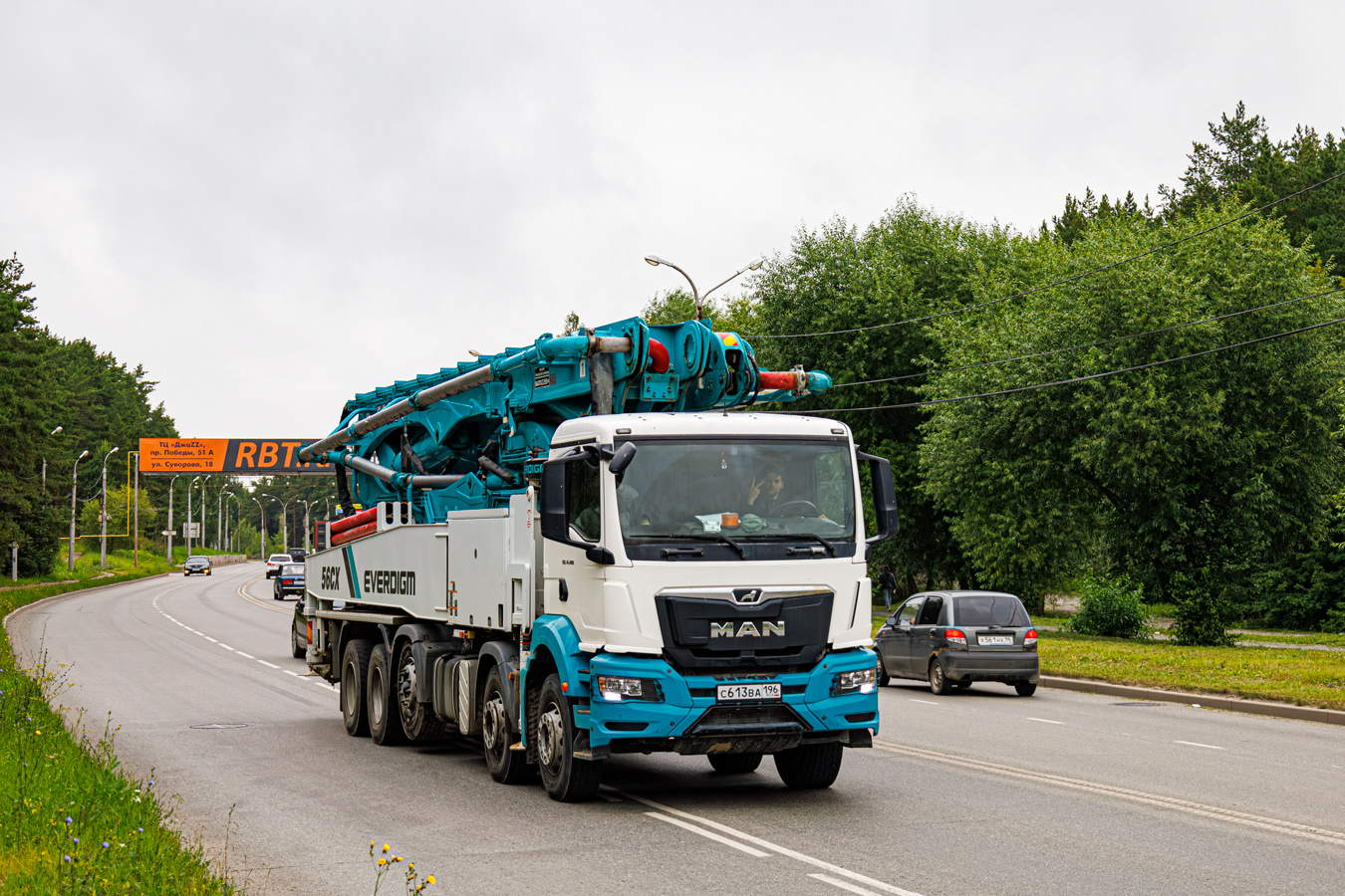 Свердловская область, № С 613 ВА 196 — MAN TGS ('2020) 41.400