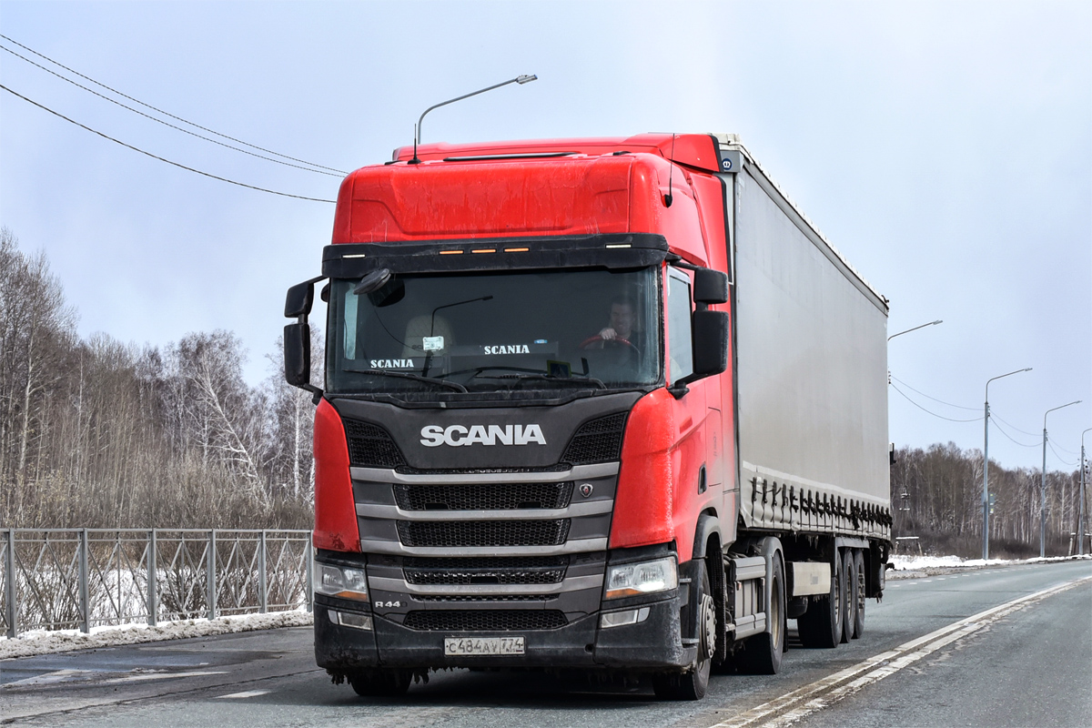 Челябинская область, № С 484 АУ 774 — Scania ('2016) R440