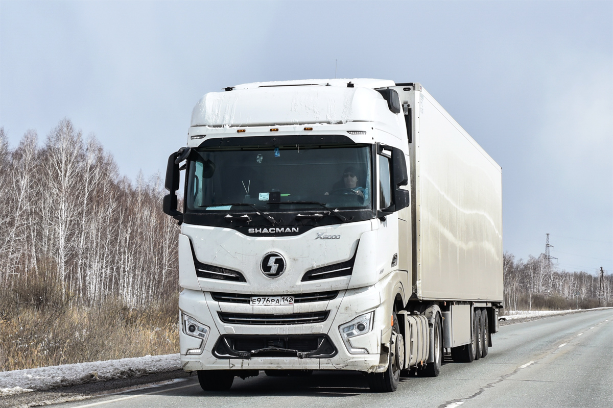 Кемеровская область, № Е 976 РА 142 — Shaanxi Shacman X6000 SX4188