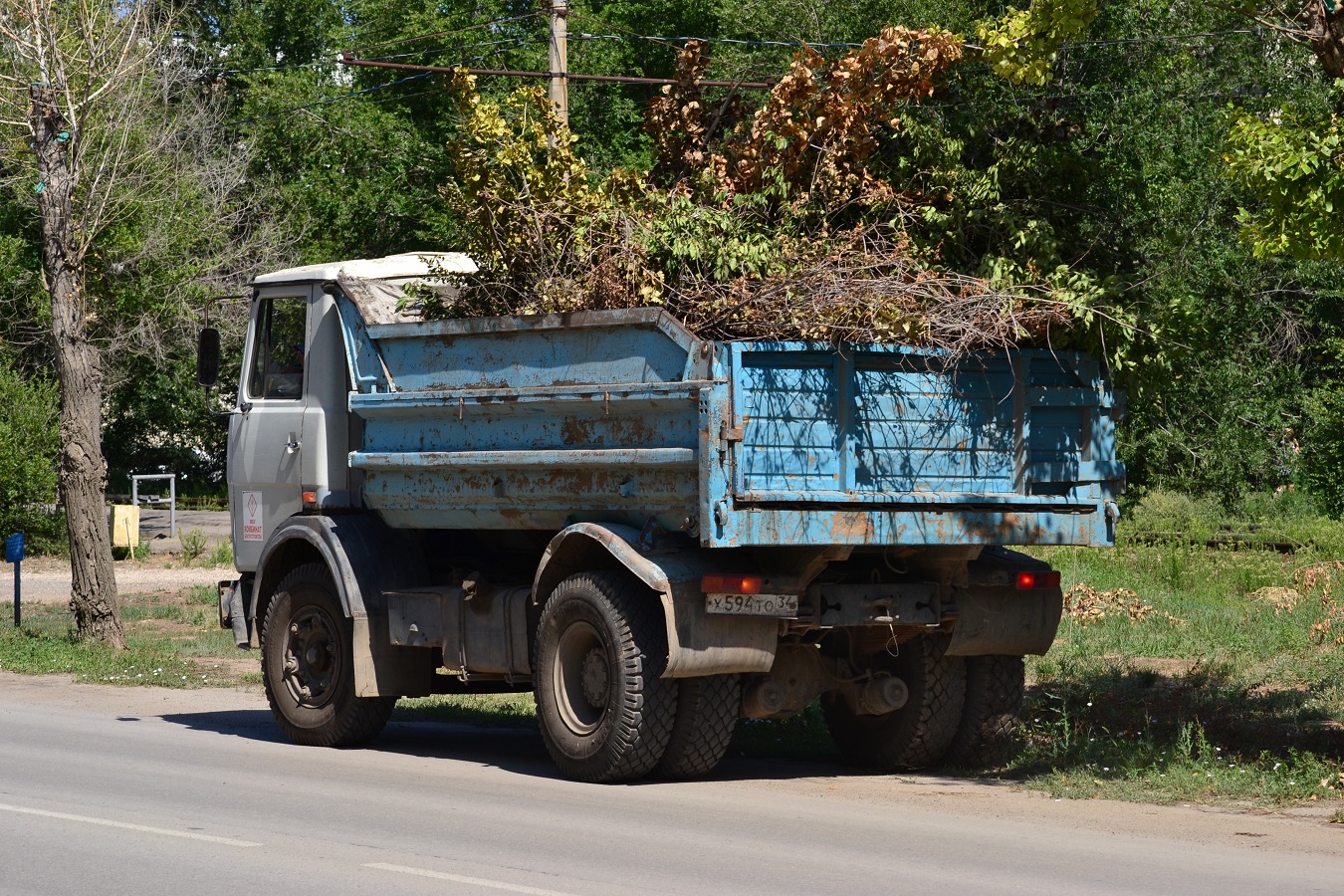 Волгоградская область, № 1058 — МАЗ-5551 [555100]