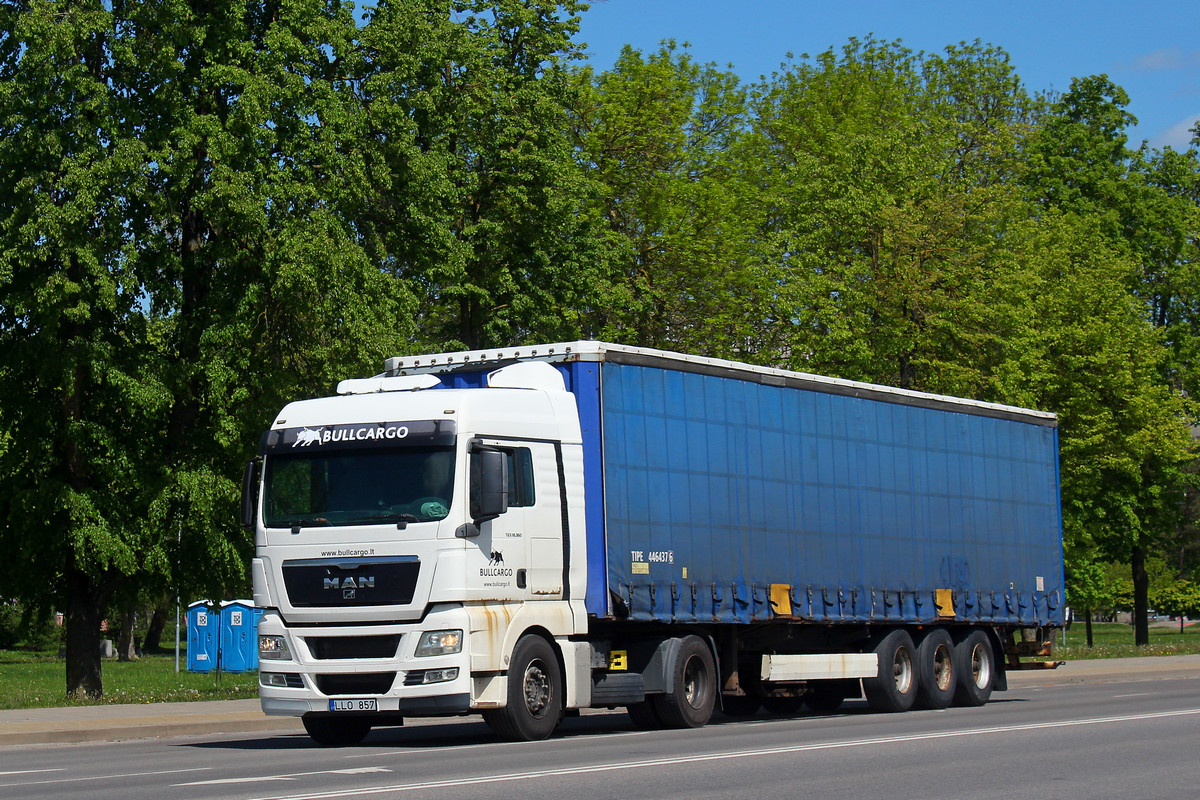 Литва, № LLO 857 — MAN TGX ('2007) 18.360