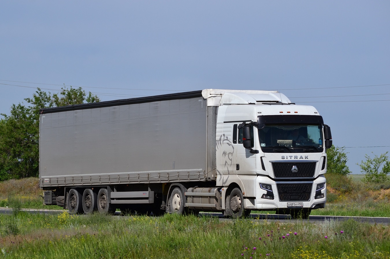 Нижегородская область, № А 481 НУ 252 — Sitrak C7H ZZ4186 MAX