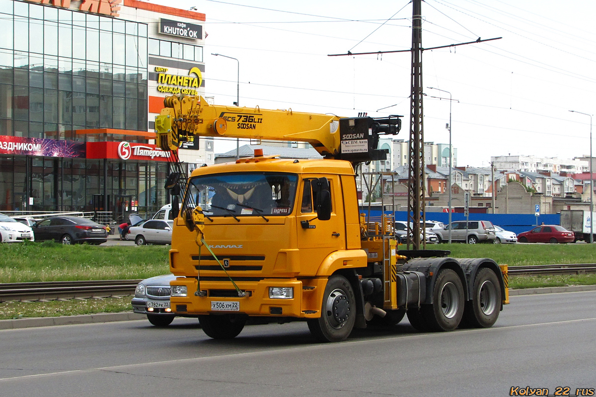 Алтайский край, № Х 506 ХМ 22 — КамАЗ-65116-A5(48)