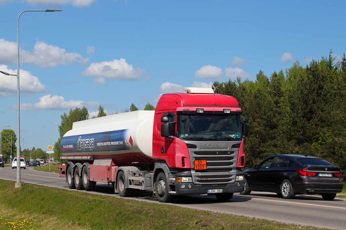 Литва, № LDH 354 — Scania ('2009) R480