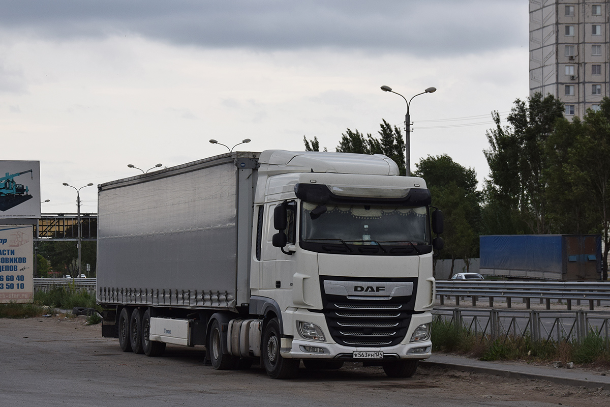 Волгоградская область, № К 563 РН 134 — DAF XF Euro6 FT