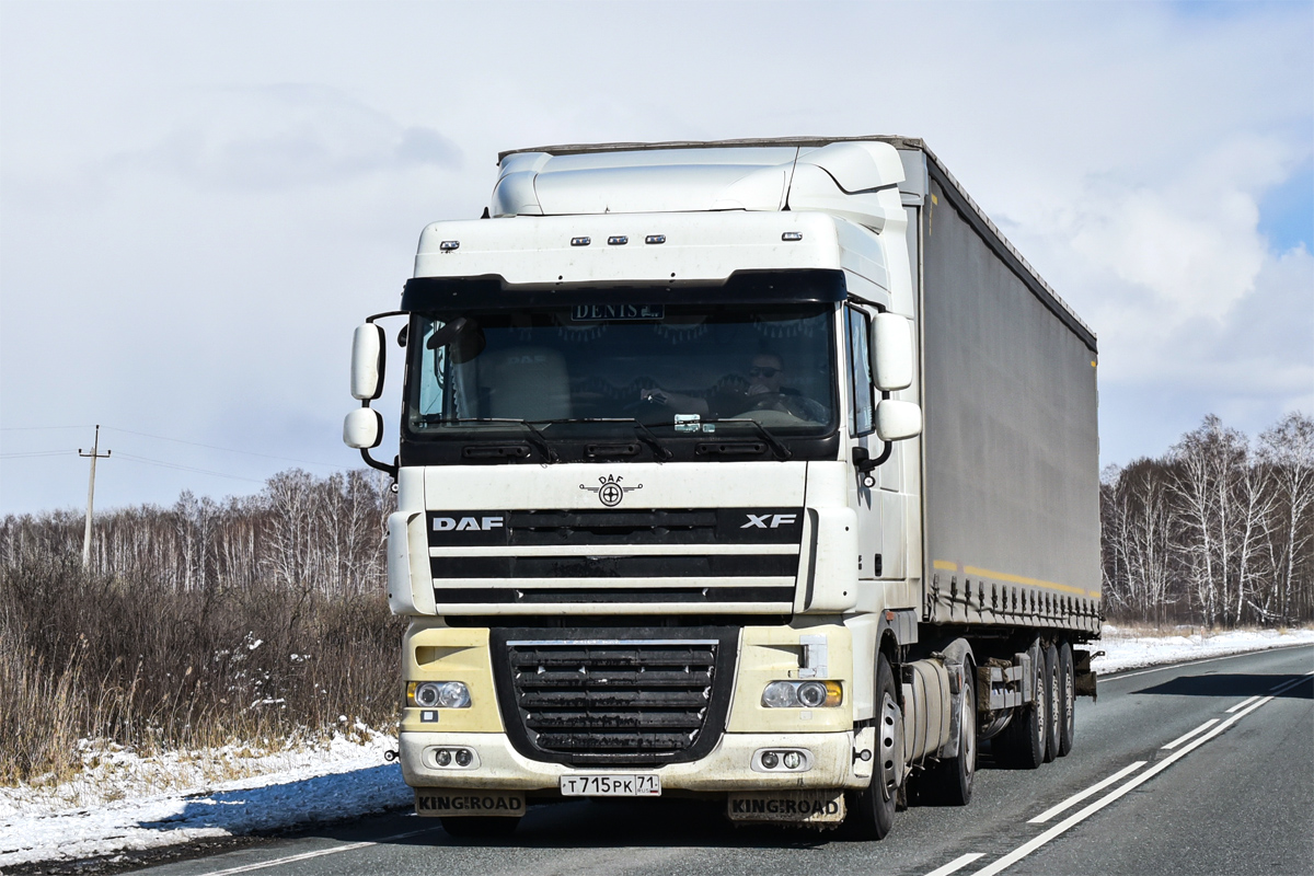 Тульская область, № Т 715 РК 71 — DAF XF105 FT