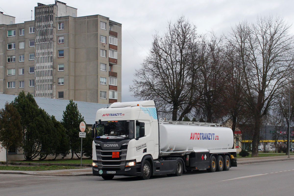 Закарпатская область, № АО 2734 СК — Scania ('2016) R450