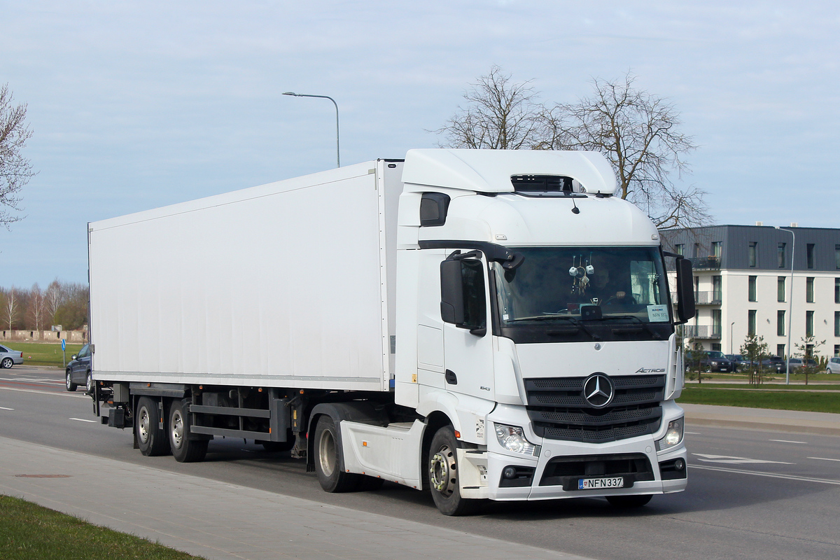 Литва, № NFN 337 — Mercedes-Benz Actros ('2011) 1843