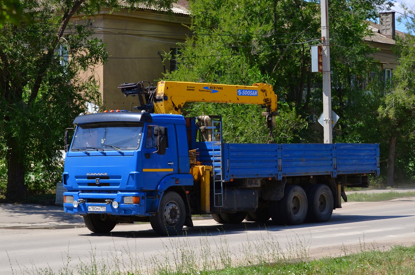 Волгоградская область, № К 180 МА 134 — КамАЗ-65117-N3(78)