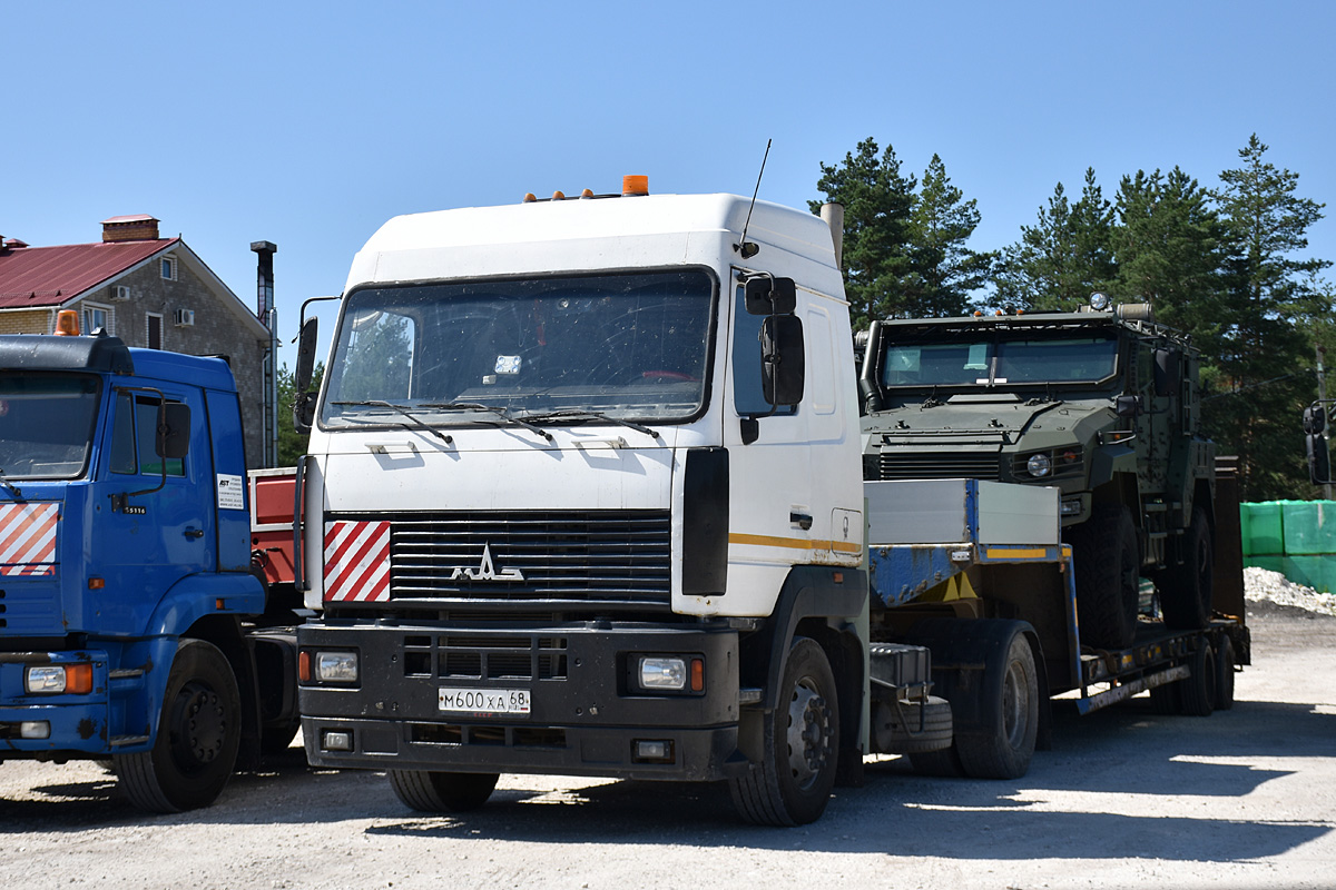 Тамбовская область, № М 600 ХА 68 — МАЗ-5440A5