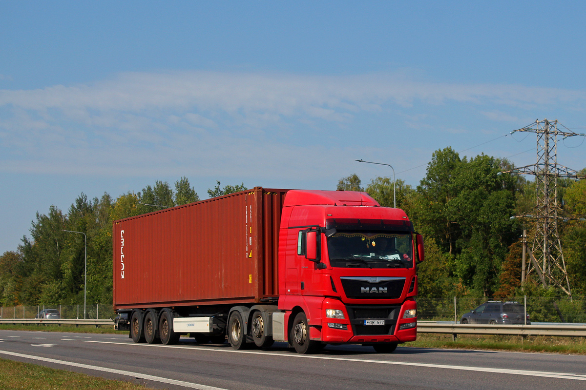 Литва, № FGR 577 — MAN TGX ('2012) (Общая модель)