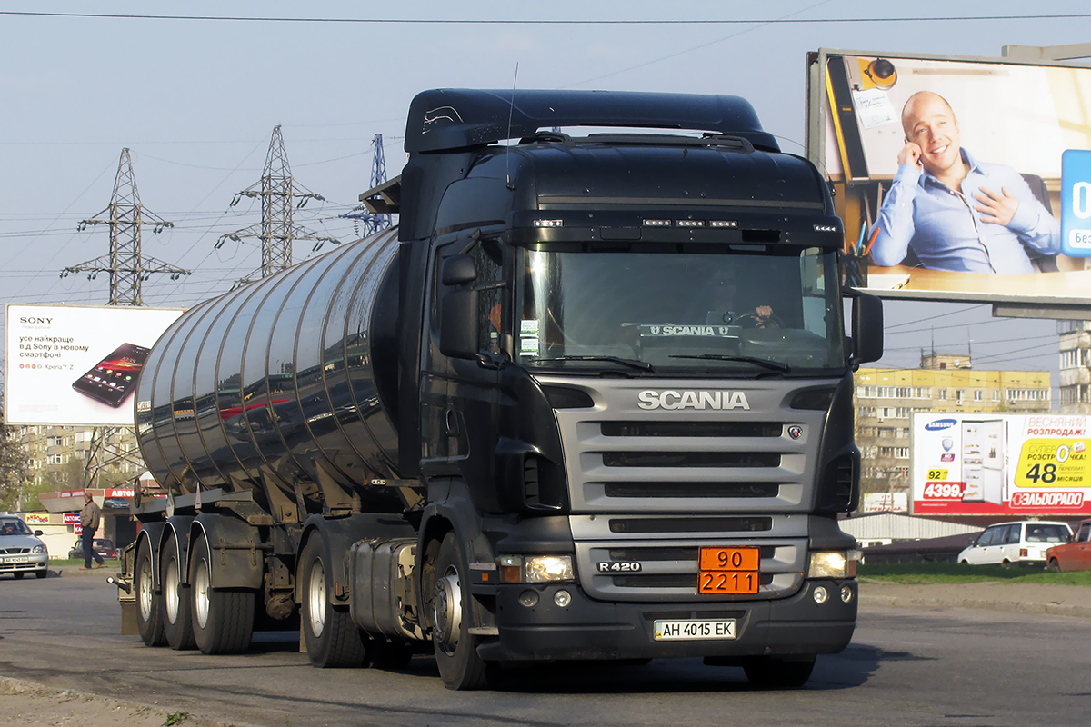 Донецкая область, № АН 4015 ЕК — Scania ('2004) R420