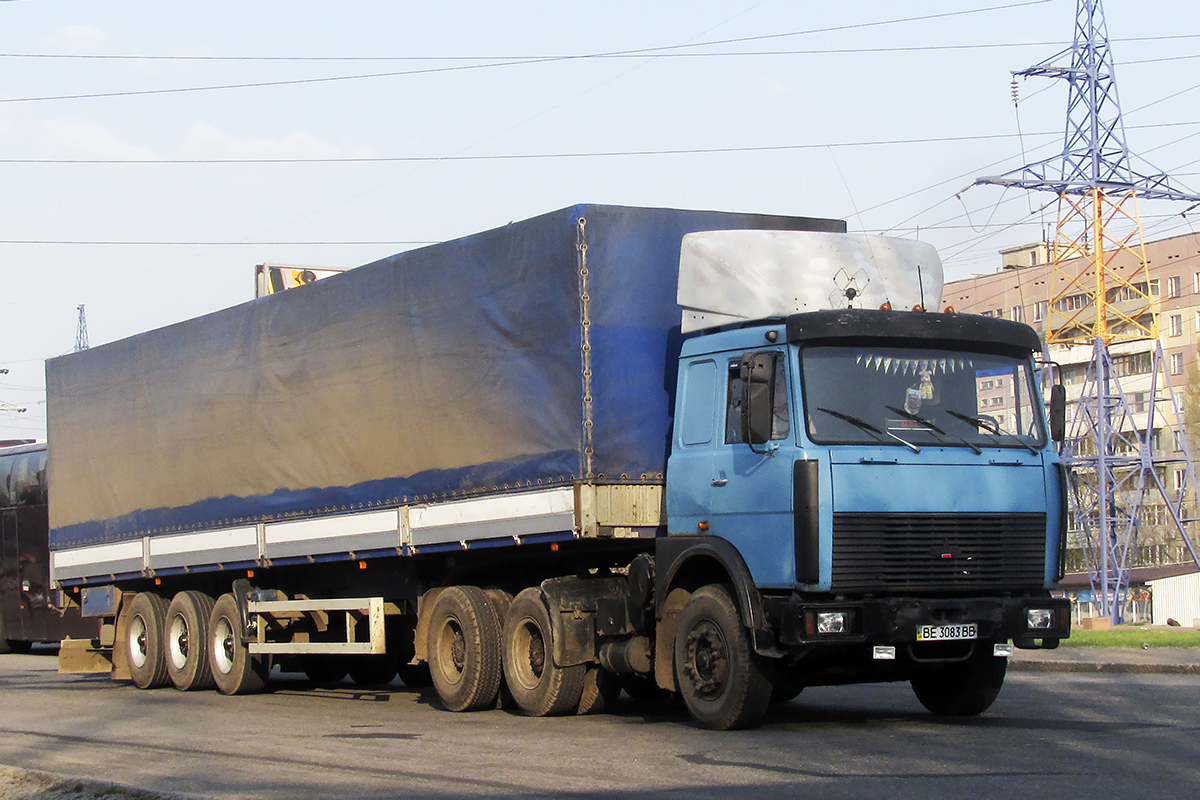 Николаевская область, № ВЕ 3083 ВВ — МАЗ-64229
