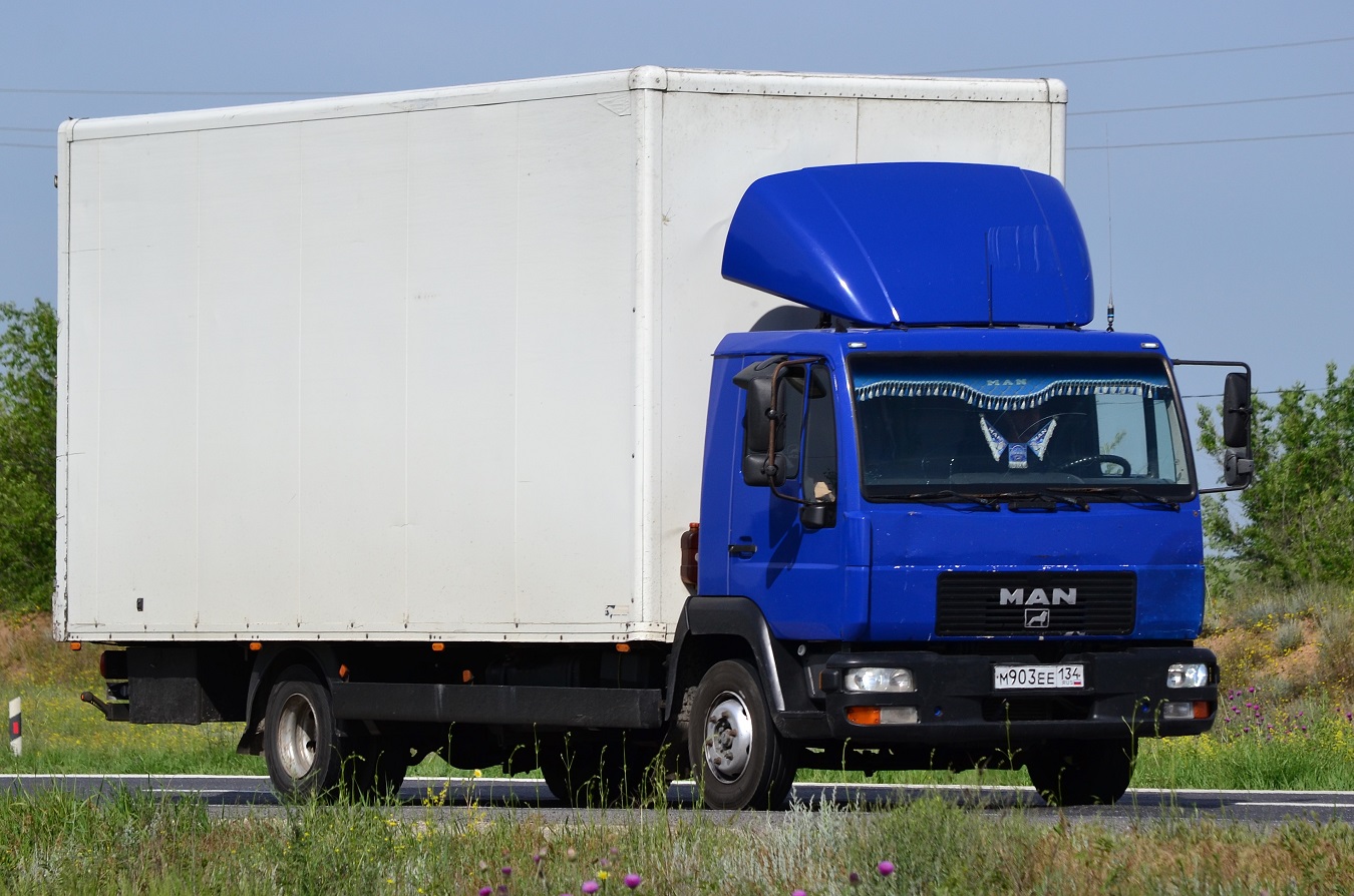 Волгоградская область, № М 903 ЕЕ 134 — MAN LE 10.180