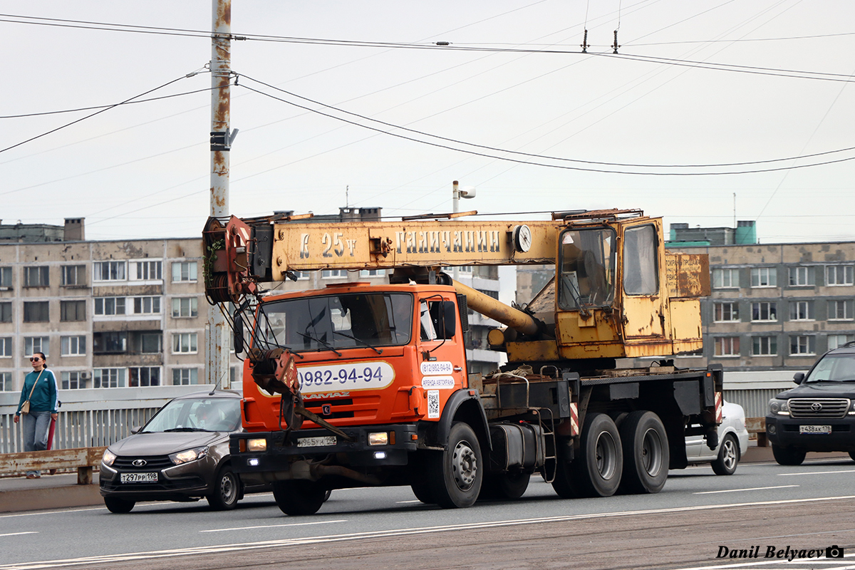Санкт-Петербург, № М 965 УН 198 — КамАЗ (общая модель)