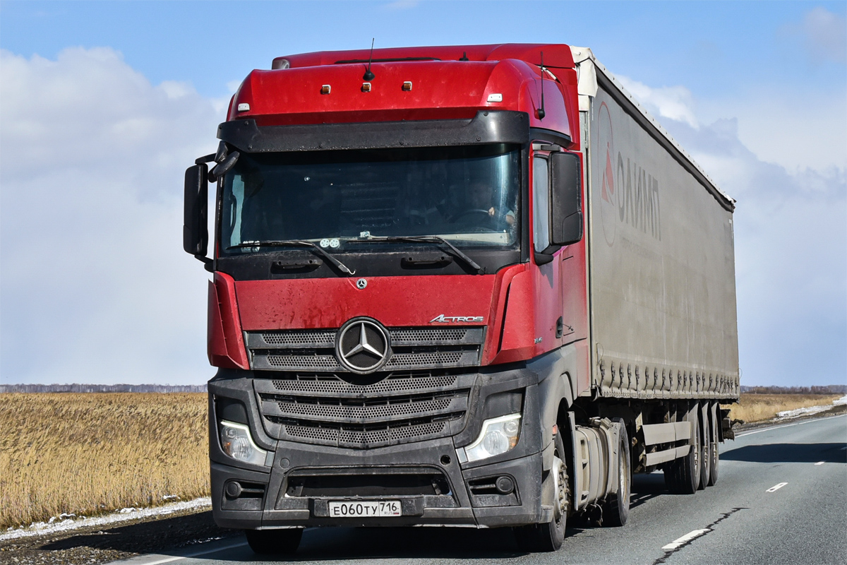 Татарстан, № Е 060 ТУ 716 — Mercedes-Benz Actros '18 1845 [Z9M]