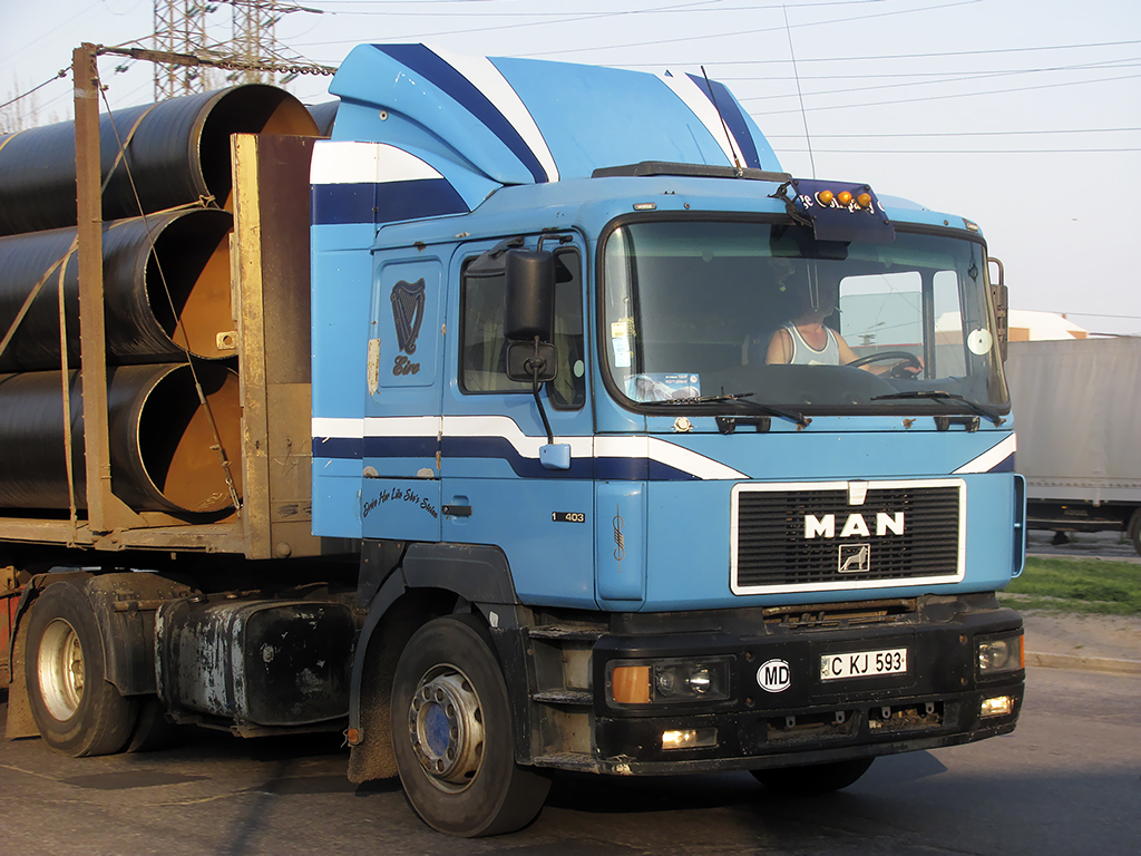 Молдавия, № C KJ 593 — MAN F2000 18.403