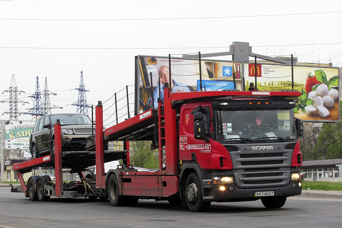 Днепропетровская область, № АА 7460 КТ — Scania ('2011) P340