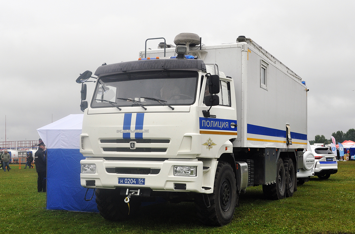 Новосибирская область, № Н 0204 54 — КамАЗ-43118 (общая модель)