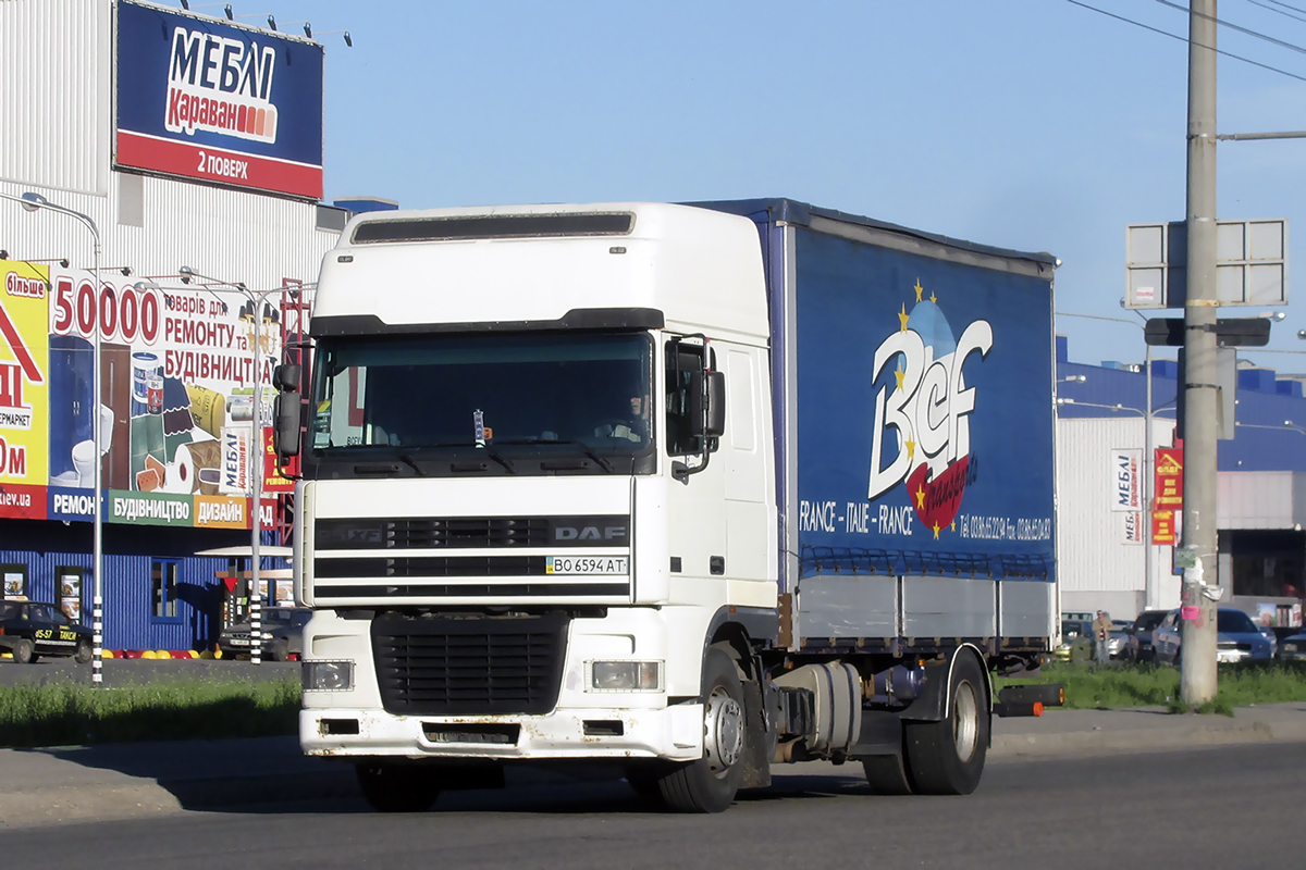 Тернопольская область, № ВО 6594 АТ — DAF 95XF FA