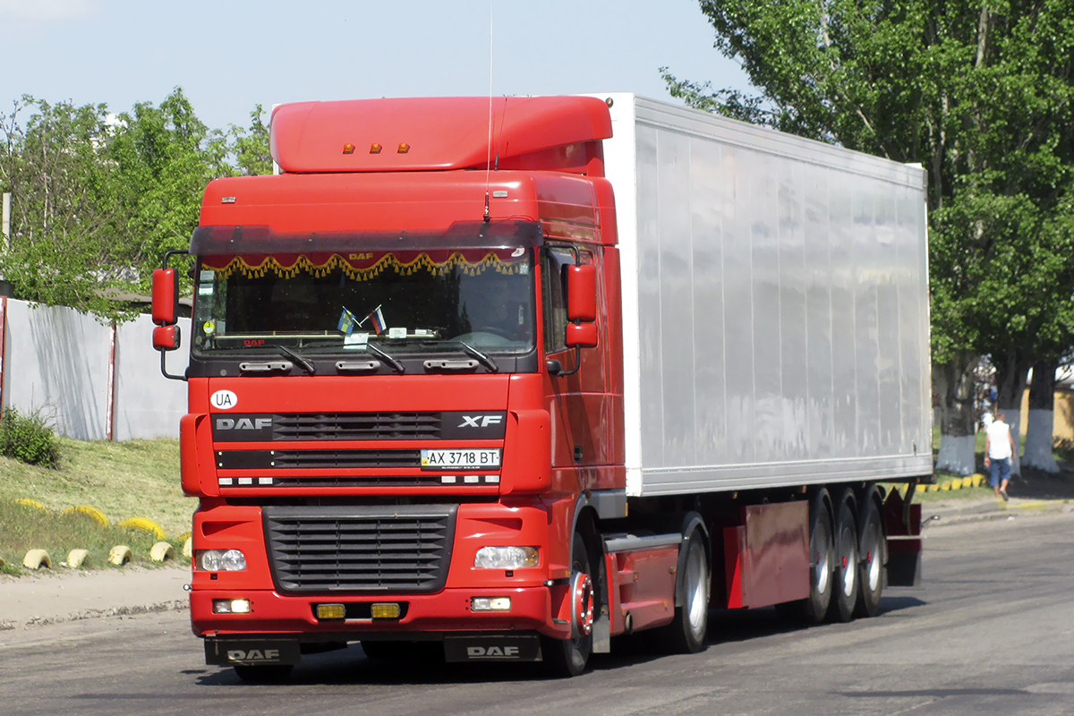 Харьковская область, № АХ 3718 ВТ — DAF XF95 FT