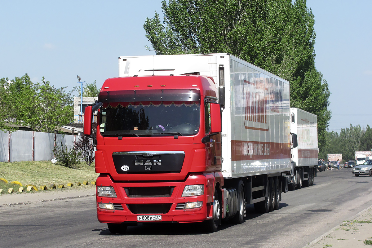 Ивановская область, № Н 808 КС 37 — MAN TGX ('2007) 18.360