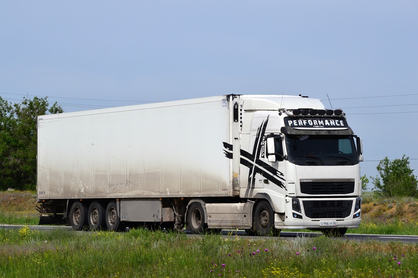 Пензенская область, № О 196 ТР 58 — Volvo ('2008) FH.480
