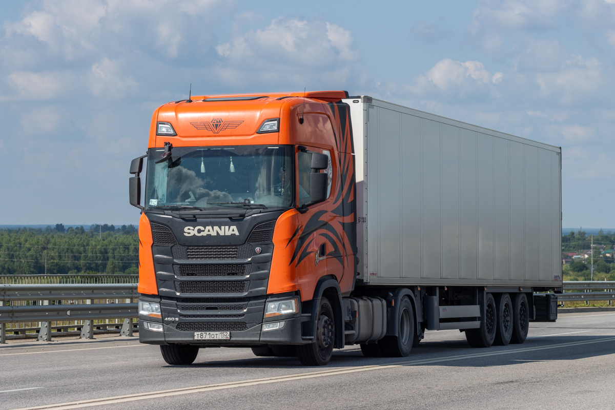 Нижегородская область, № Т 871 ОТ 152 — Scania ('2016) S450